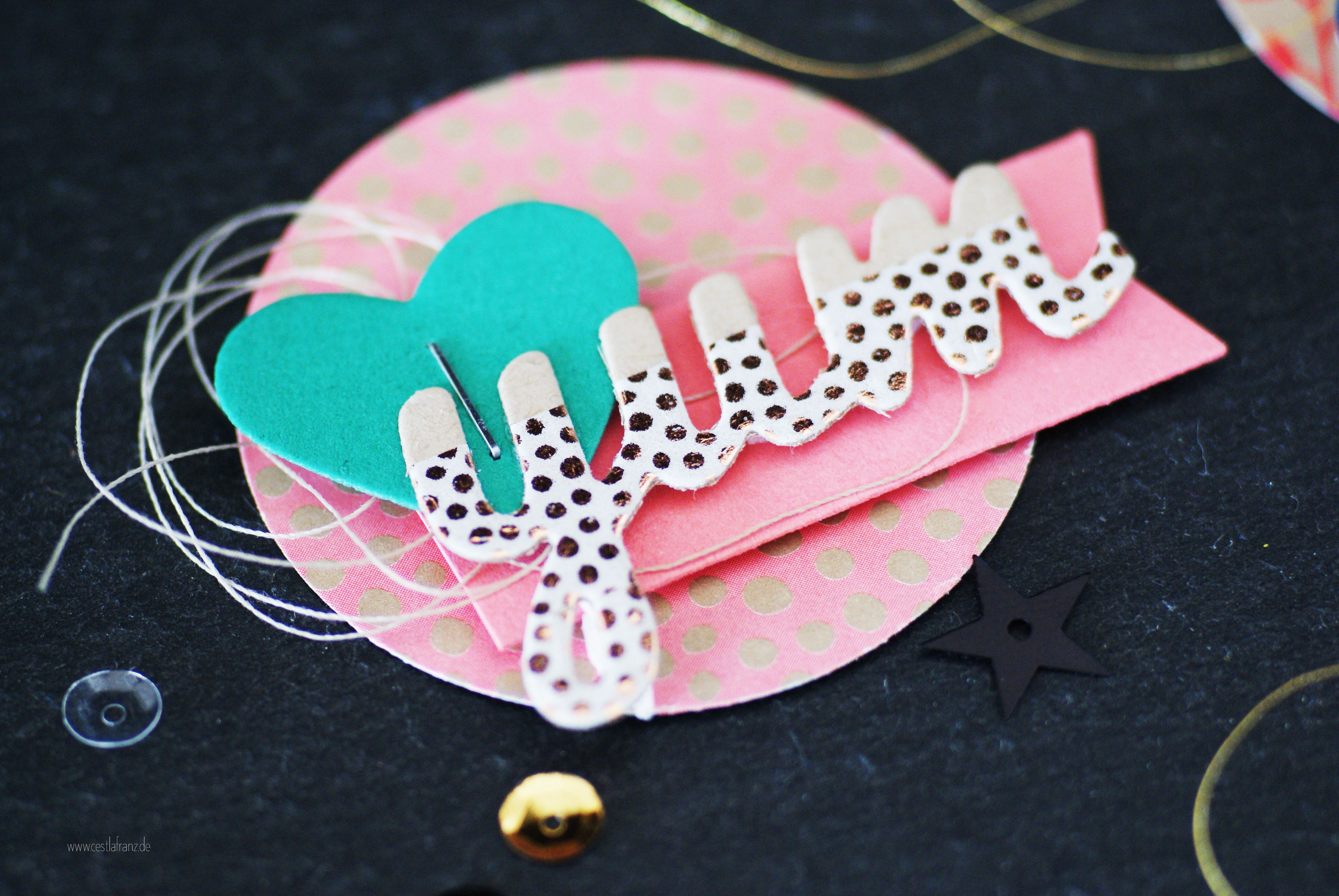 Stampin Up Embellishments selbstgemacht Muster für dich